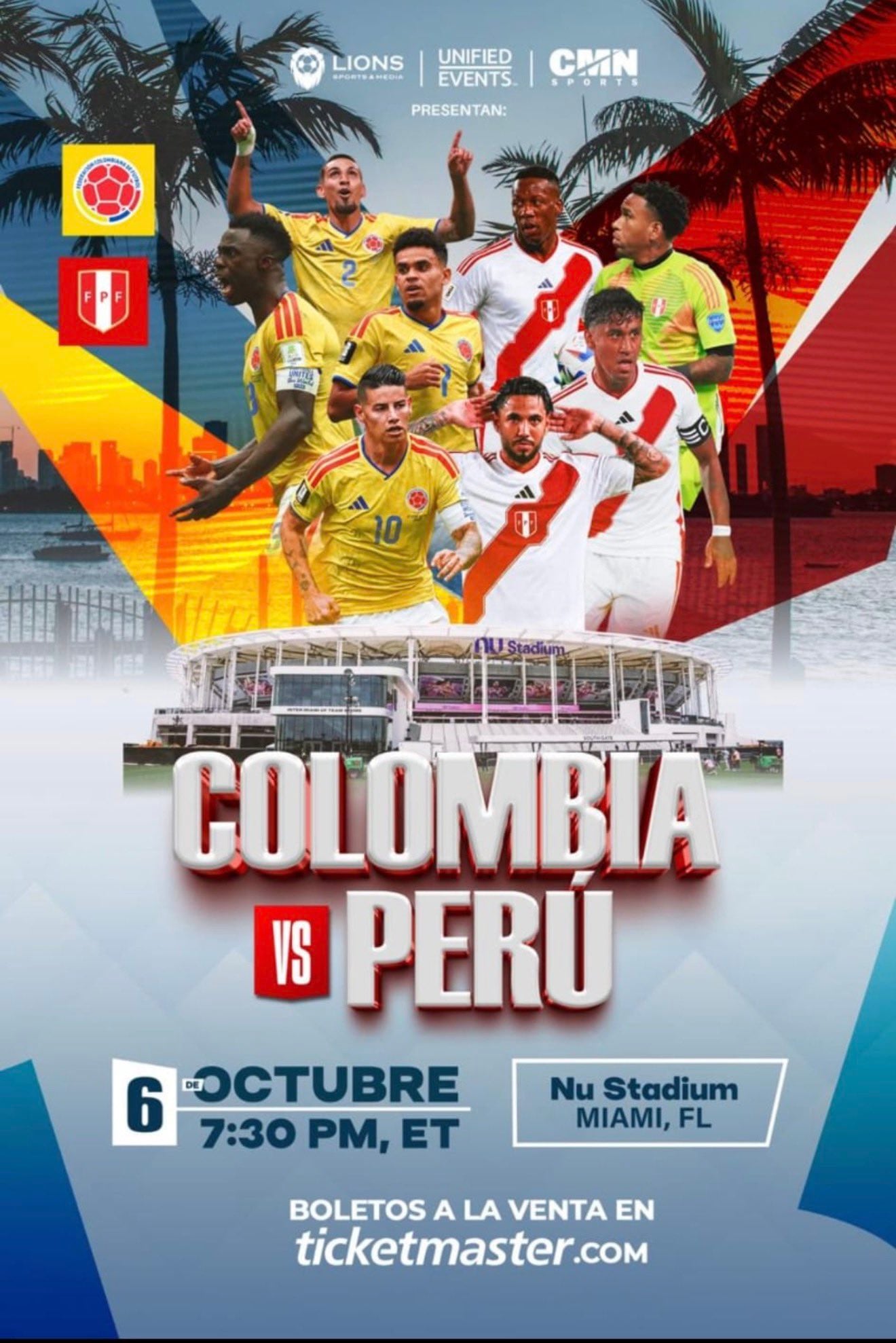 Póster con James Rodríguez