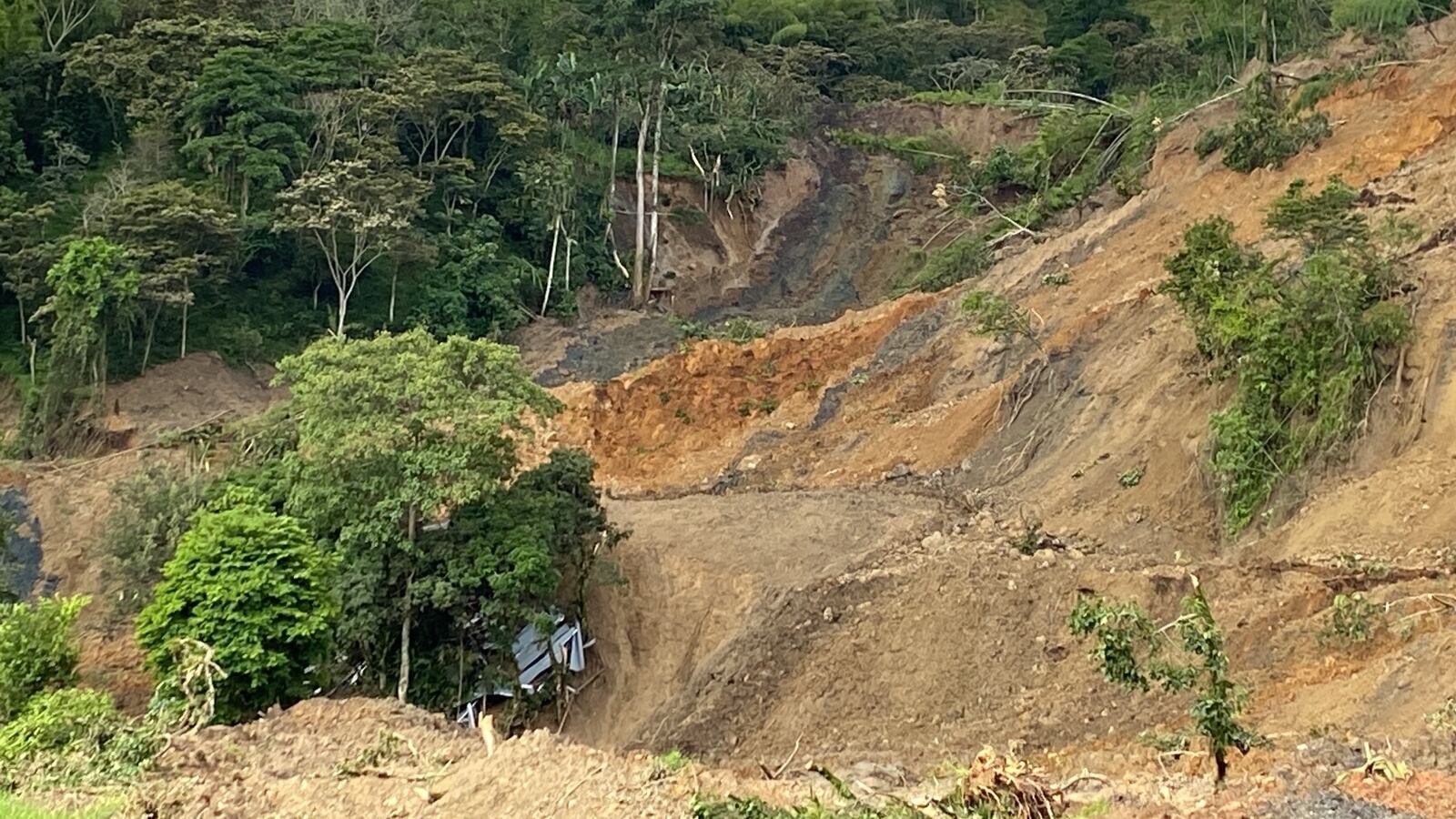 Deslizamiento de tierra en Rosas, Cauca.