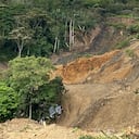 Deslizamiento de tierra en Rosas, Cauca.