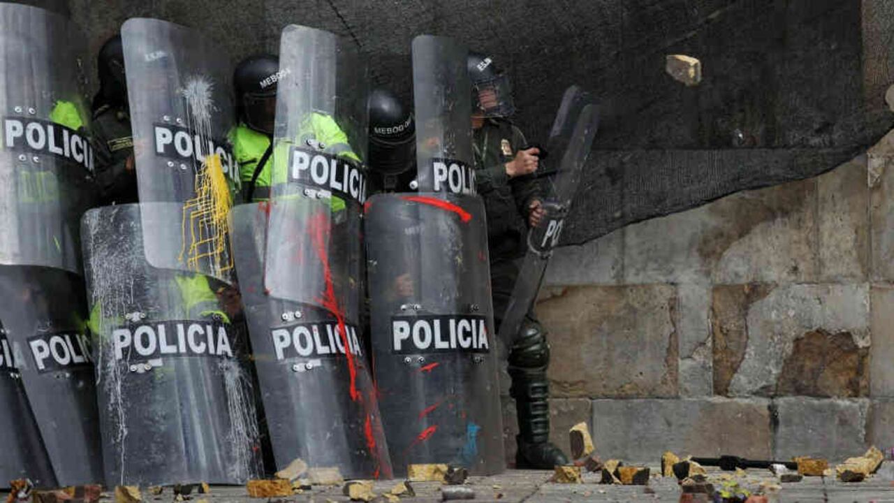 Los desmanes del paro nacional se presentaron principalmente en el centro de Bogotá.