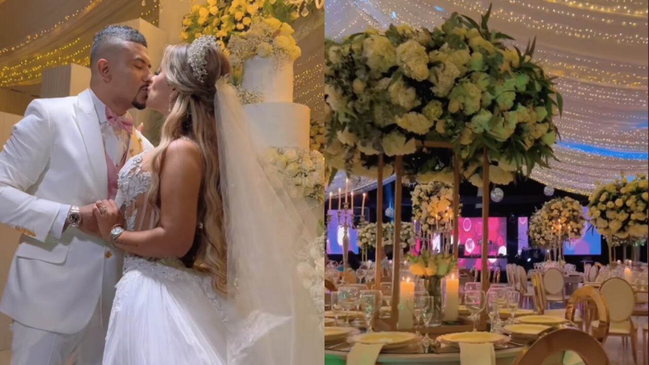 Boda de Angie Bonilla, la mamá del niño Lyan.