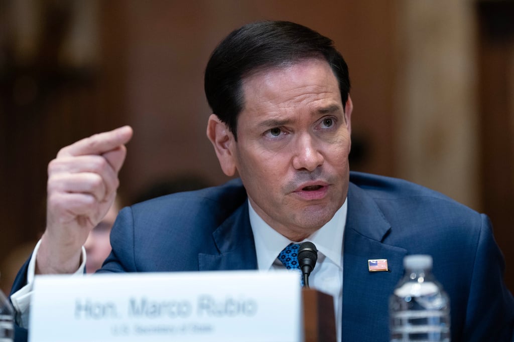 El secretario de Estado, Marco Rubio, comparece ante el Comité de Asignaciones del Senado en el Capitolio, el miércoles 3 de junio de 2026, en Washington. (Foto AP/Jose Luis Magana)