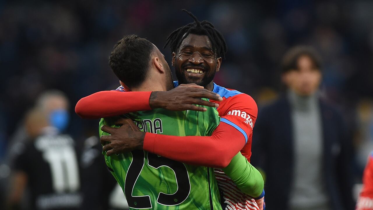 David Ospina en el juego con Udinese por la Serie A.