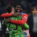 David Ospina en el juego con Udinese por la Serie A.