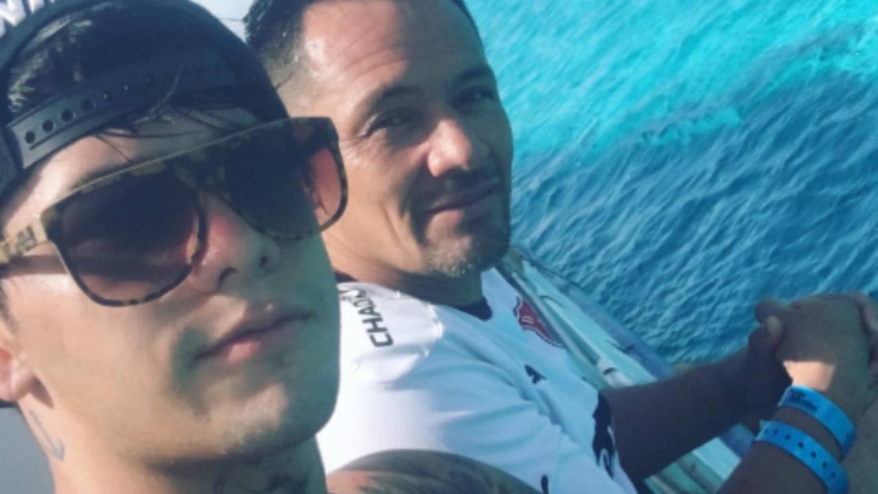 Yeferson Cossio recordó a su papá.