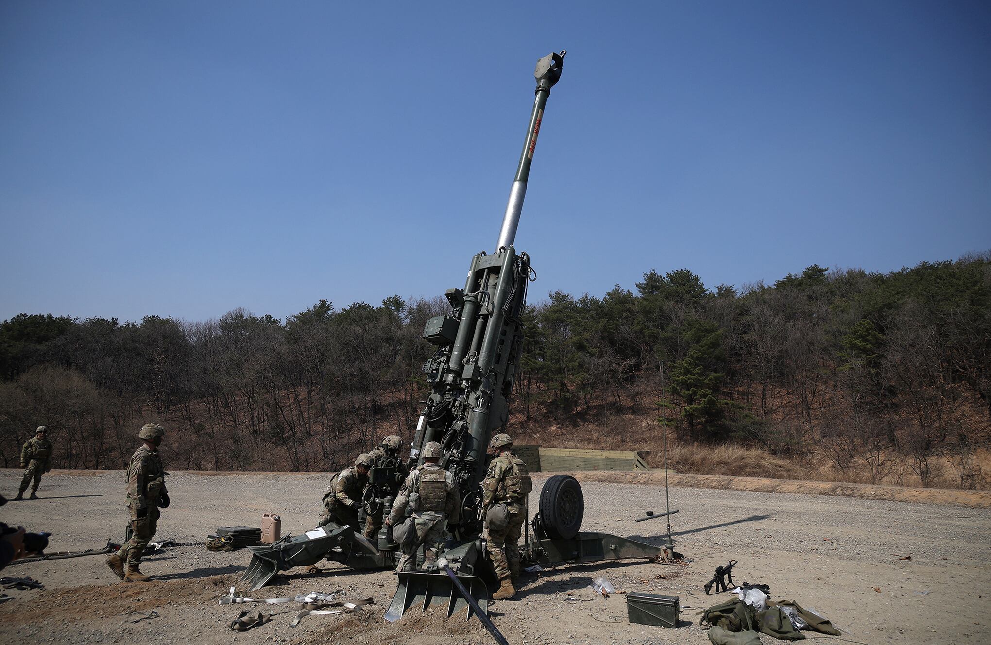 En imágenes : Corea del Sur y Estados Unidos realizan ejercicios militares conjuntos.