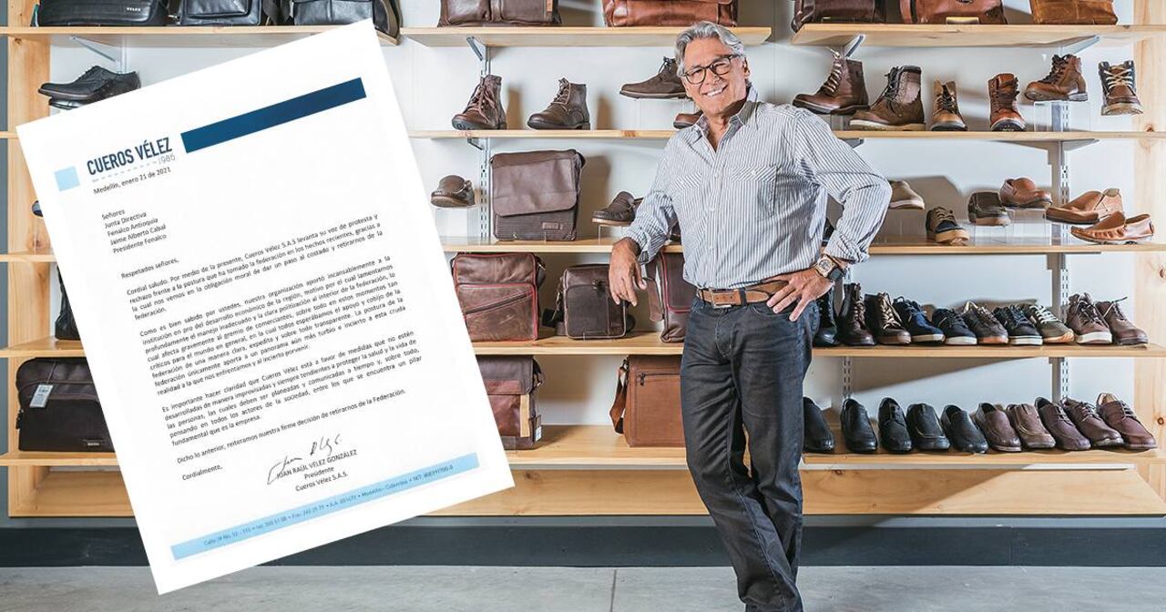 Cueros Vélez se retira de Fenalco