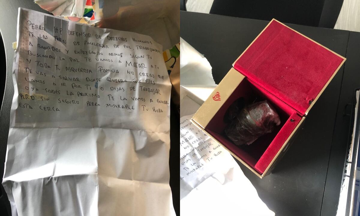 Abogado de Policía involucrado en las chuzadas a la exniñera de Laura Sarabia fue amenazado de muerte con granada y panfleto.