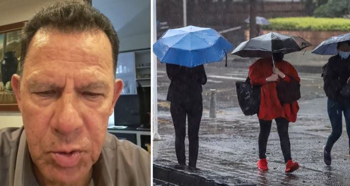 El meteorólogo se pronunció en X sobre las lluvias en Bogotá