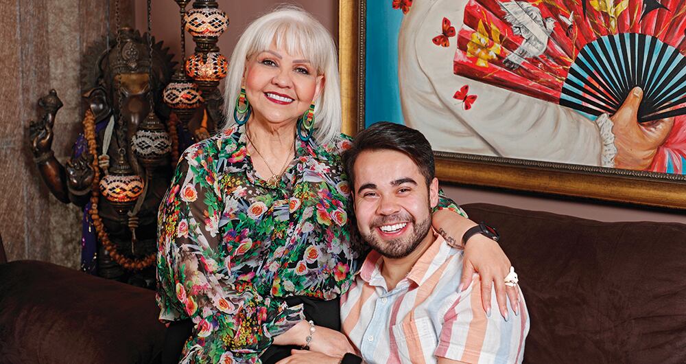 Nelson David, de 23 años, es el hijo menor de la humorista samaria Fabiola Posada, fruto de su matrimonio con el también humorista Nelson Polanía.