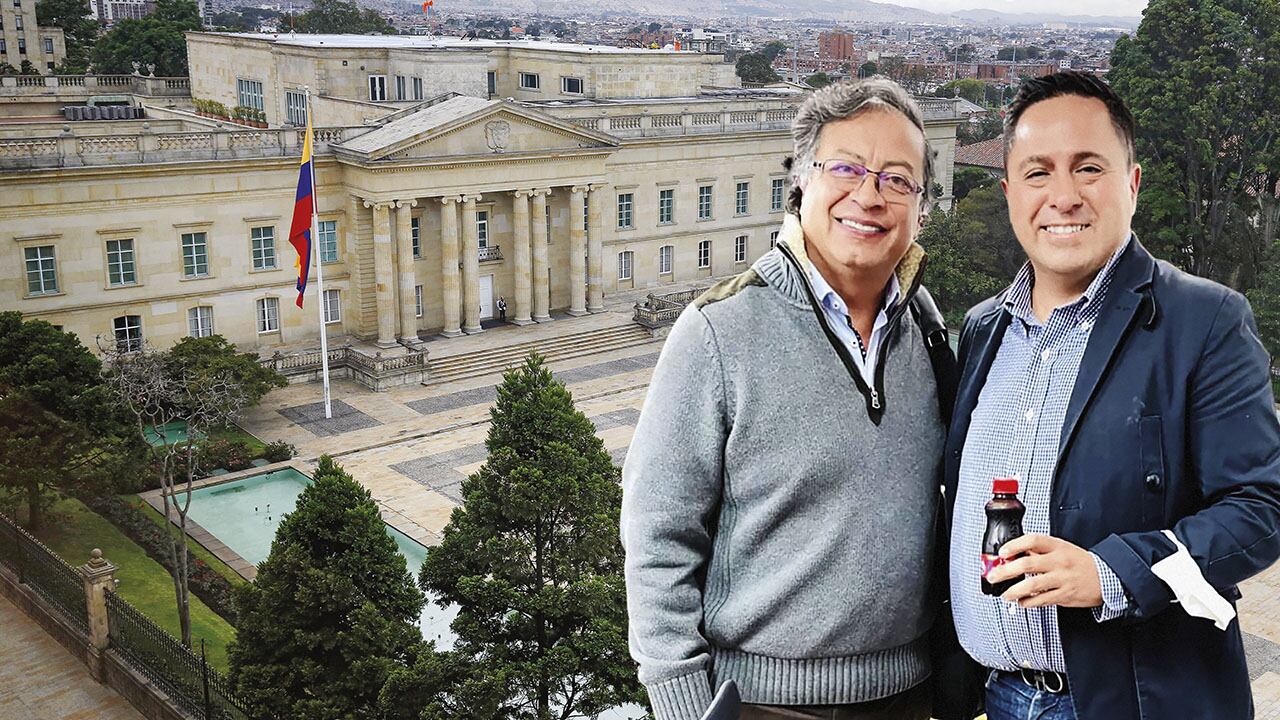 Gustavo Petro y Germán Trejo. 