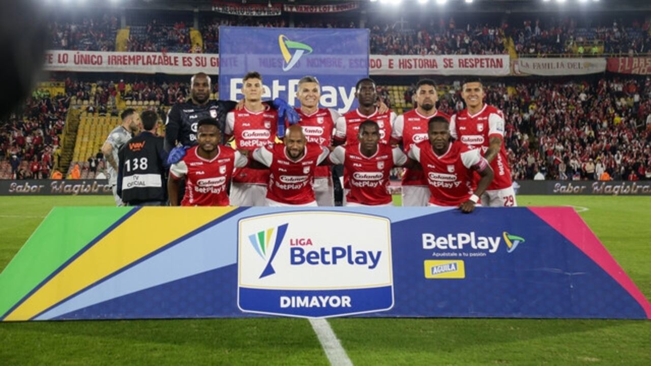 Nómina de Santa Fe 2024-ll. Uno de los titulares se fue de la institución.