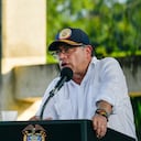 El presidente Gustavo Petro participó de un evento de entrega de tierras en Santa Bárbara de Pinto, Magdalena.