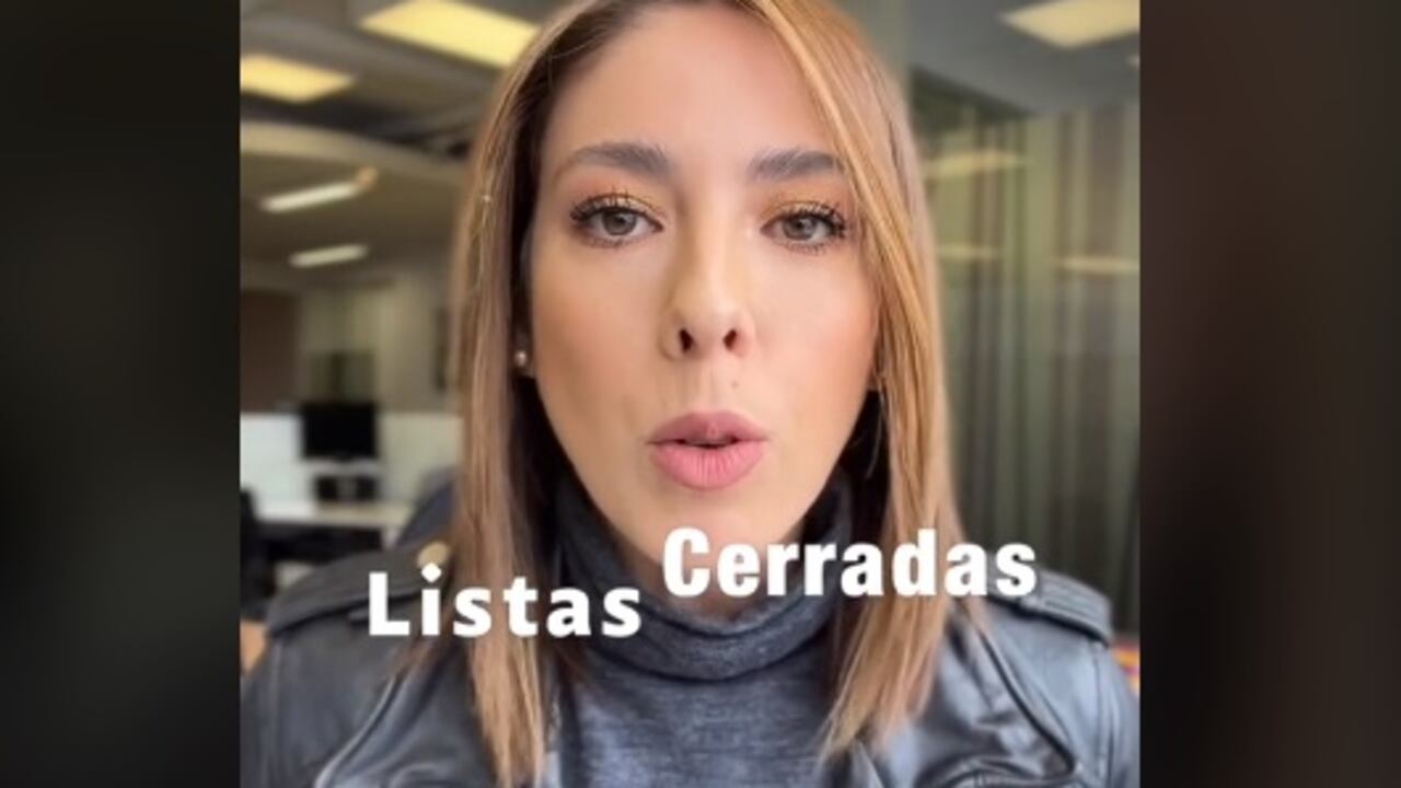 Juanita Gómez da su opinión sobre la obligatoriedad de las listas cerradas en el Congreso.