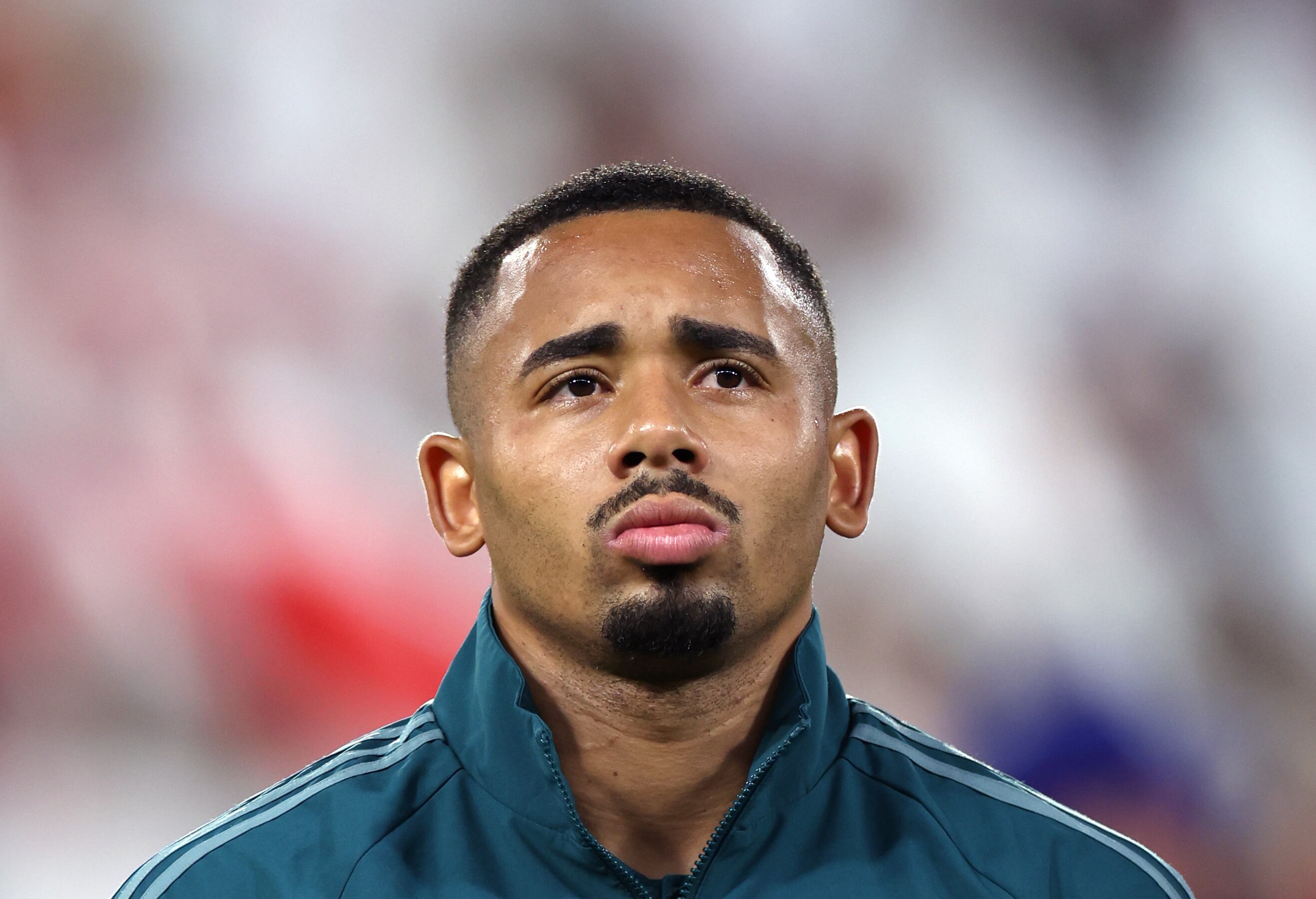 Arsenal's Gabriel Jesus ahead of the UEFA Champions League group B match at the Ramon Sanchez-Pizjuan Stadium, Seville, Spain. Picture date: Tuesday October 24, 2023.See PA story SOCCER Arsenal. Photo credit should read: Isabel Infantes/PA Wire RESTRICTIONS: Use subject to restrictions. Editorial use only, no commercial use without prior consent from rights holder. (Photo by Isabel Infantes/PA Images via Getty Images)