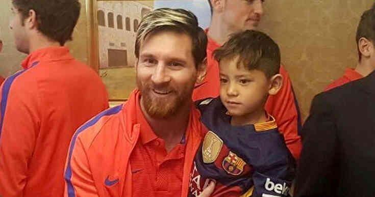 Murtaza Ahmadi conoció a Lionel Messi
