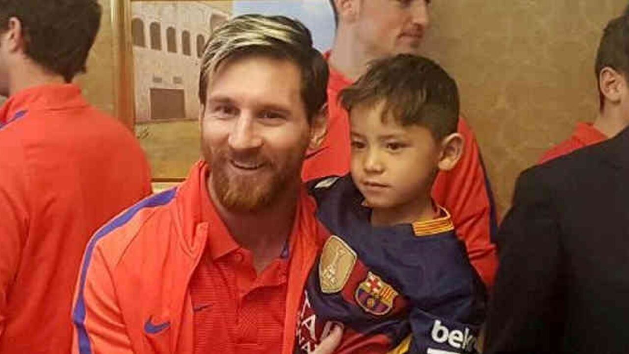 Murtaza Ahmadi conoció a Lionel Messi