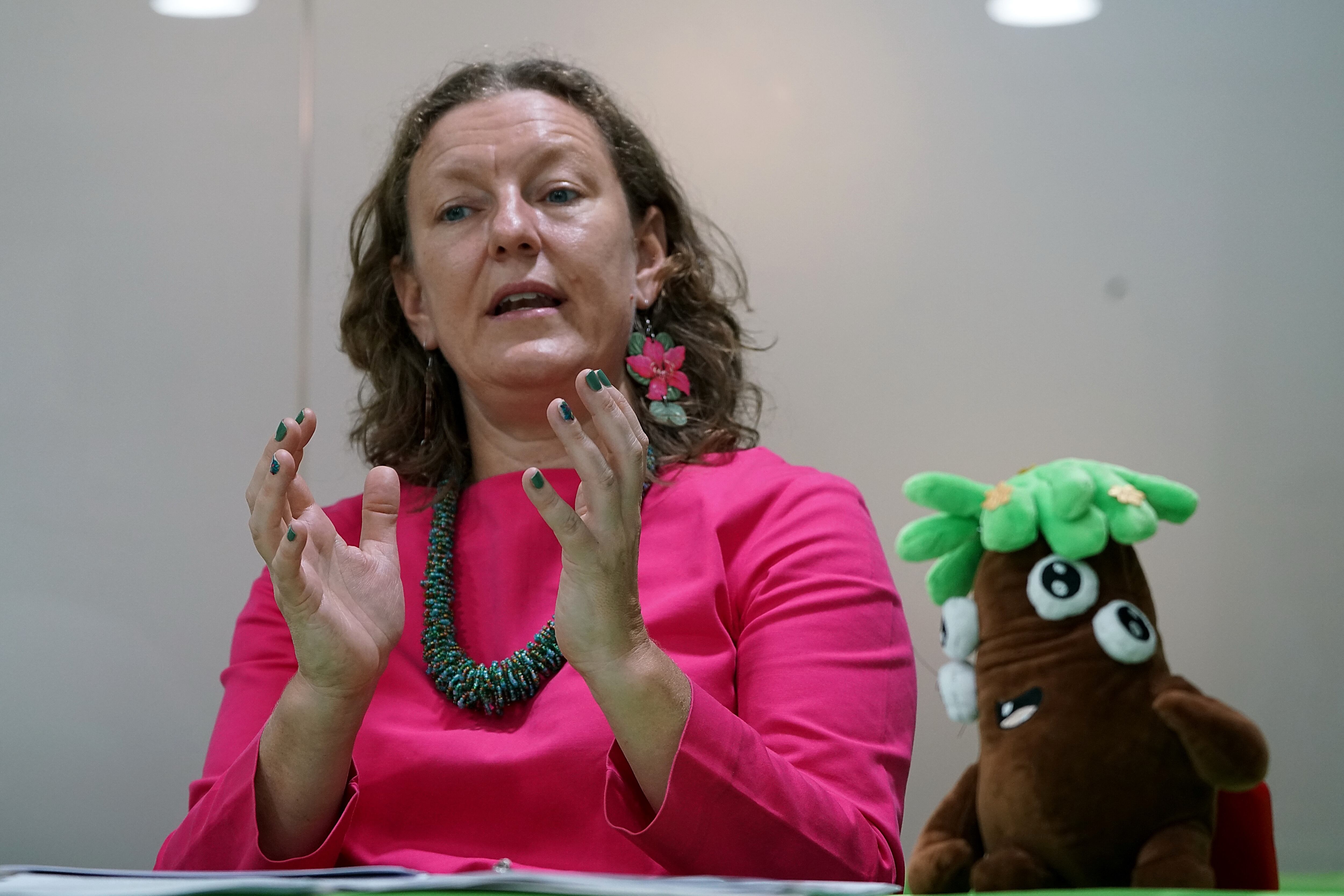 Helena Storm, embajadora de Suecia. 25 de octubre de 2024. Foto Jorge Orozco / El País