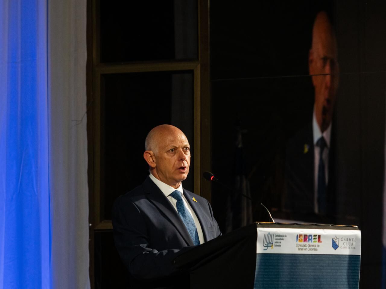 George Levy, recordó a los asesinados por Hamás el 7 de octubre de 2023.