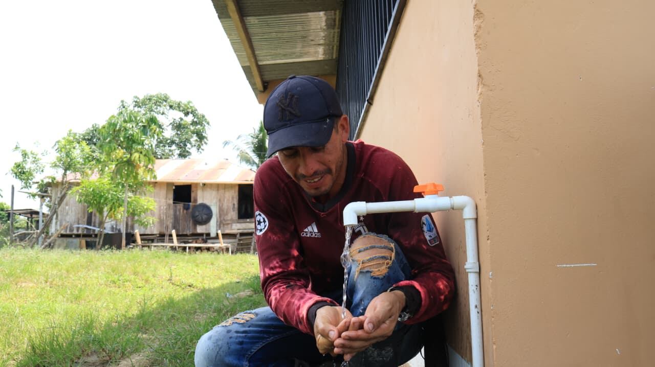 Ministerio de Vivienda, Ciudad y Territorio entregó obras de agua potable.