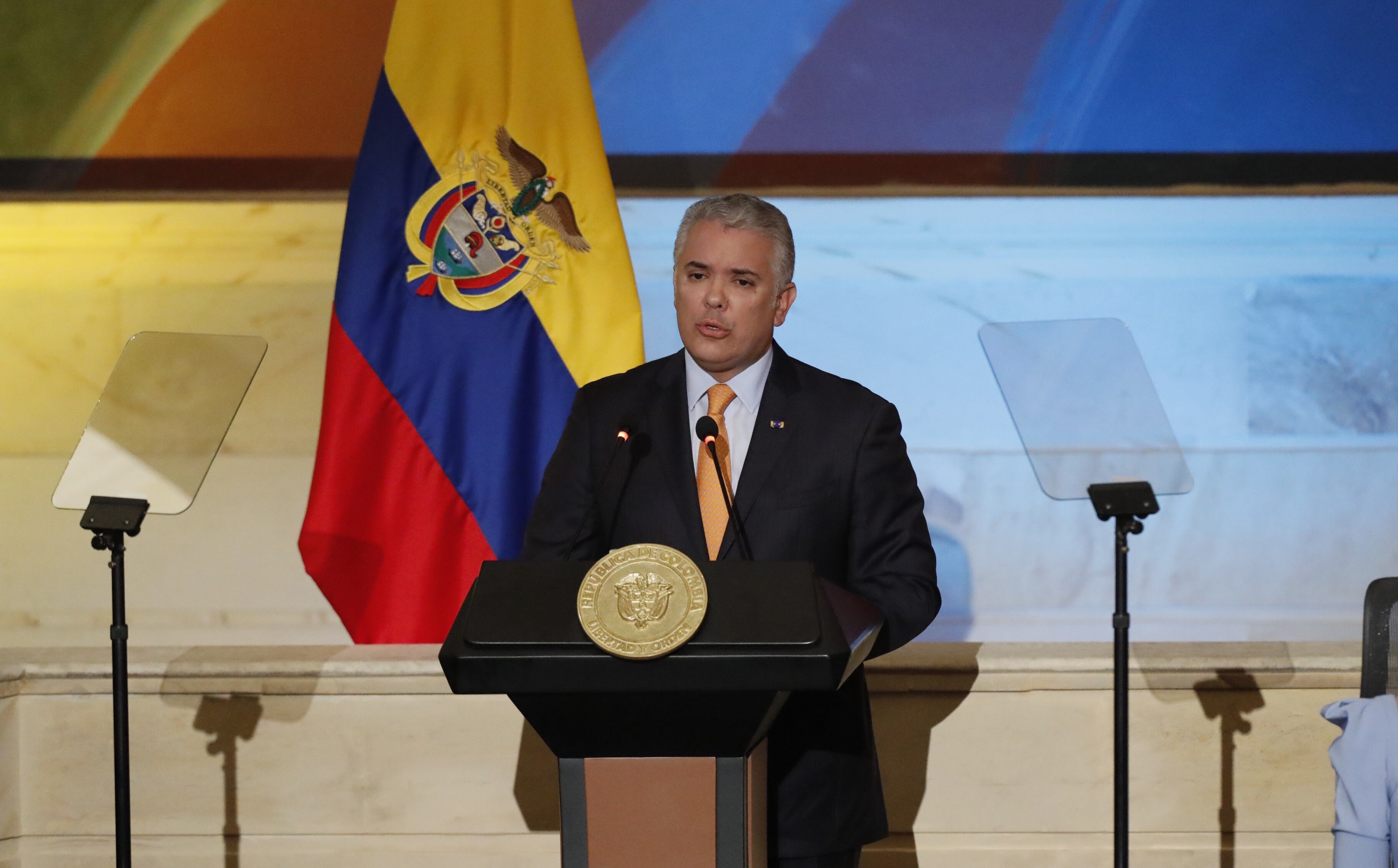 Presidente Iván Duque en la instalación del congreso 2022