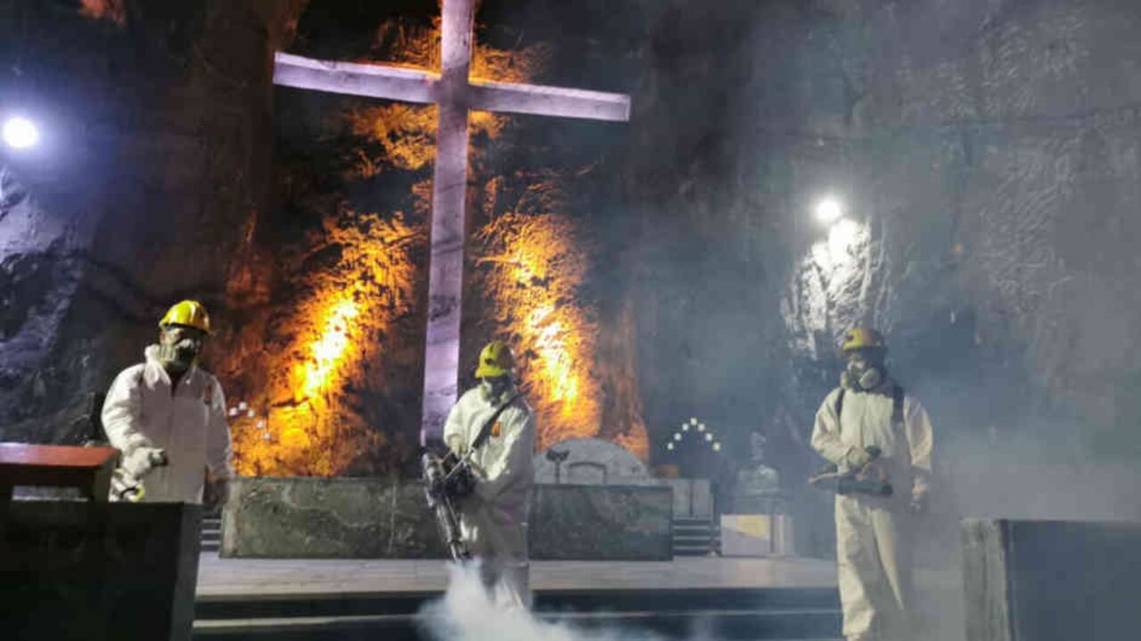 La catedral de sal de Zipaquirá está cerrada desde el 17 de marzo.