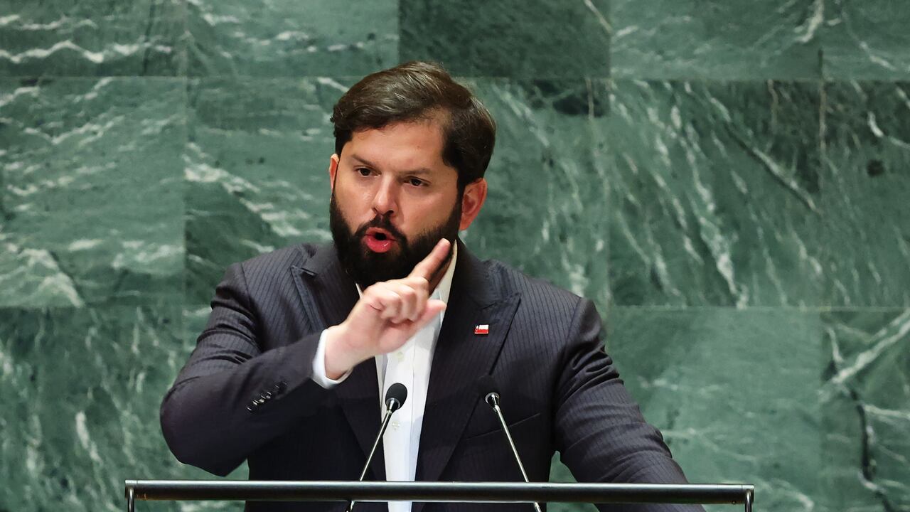 Gabriel Boric, presidente de Chile en las Naciones Unidas.