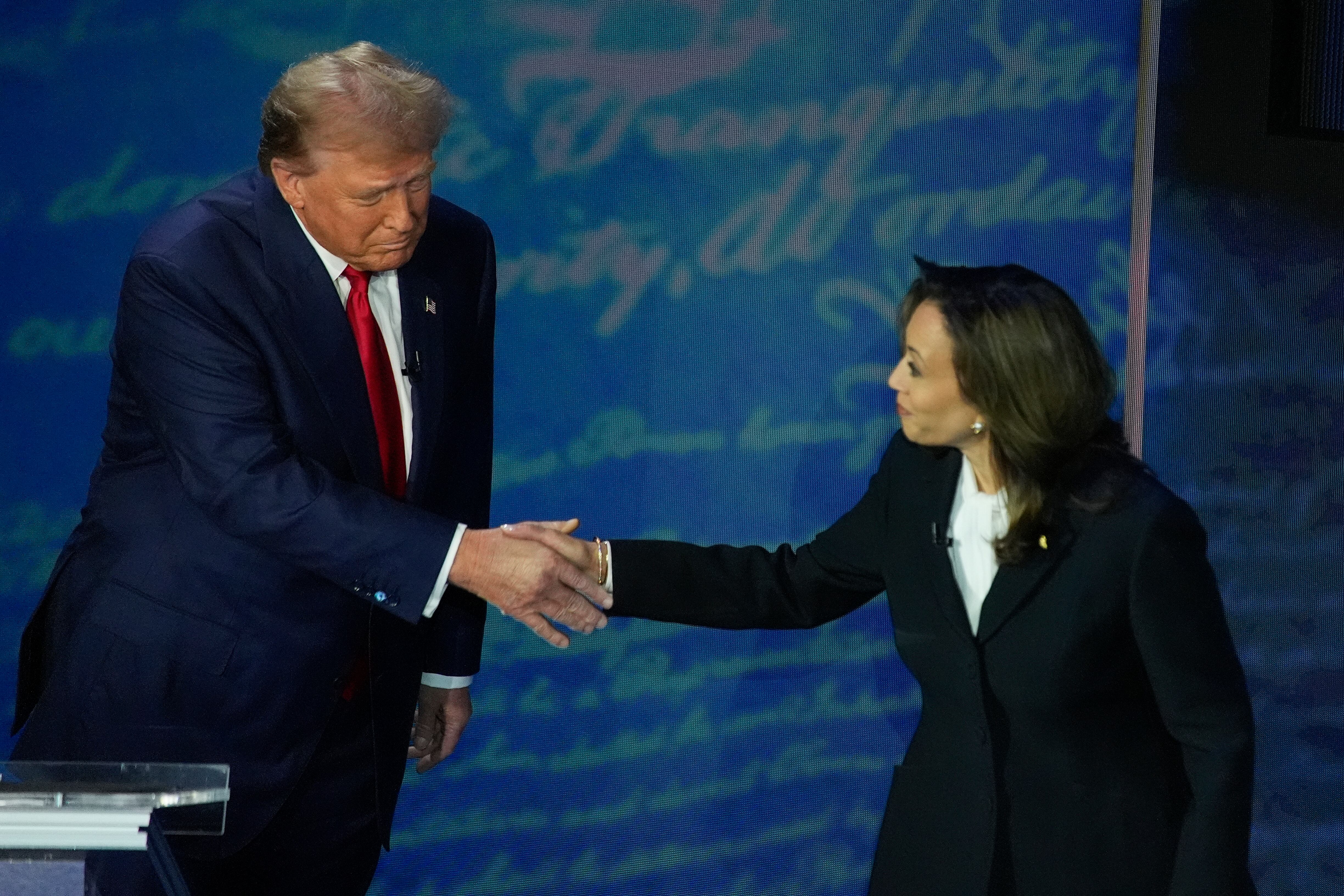 Debate entre Donald Trump y kamala Harris