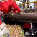 Intervienen puente de la calle 170 en Usaquén y desmontan cuatro cambuches informales.
