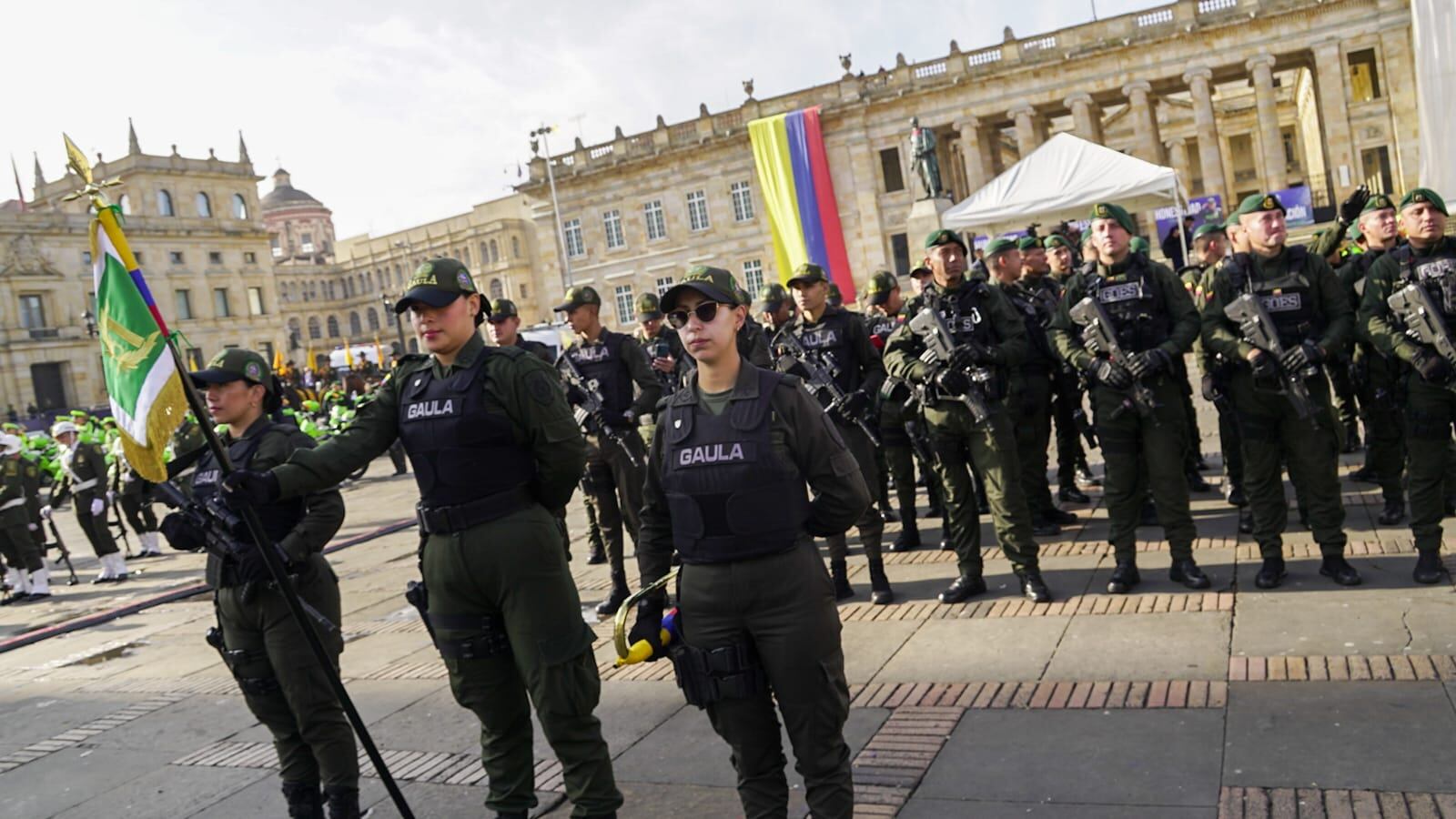General José Daniel Gualdrón, asumiendo como comandante de la Policía de Bogotá