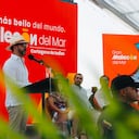 El presidente Abelardo De La Espriella estuvo en la inauguración del Gran Malecón del Mar en Cartagena.