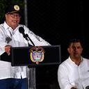 El presidemte de Colombia Gustavo Petro, visito a Cali a la inauguración del Bulevar del Oriente en el distrito de Aguabanca.