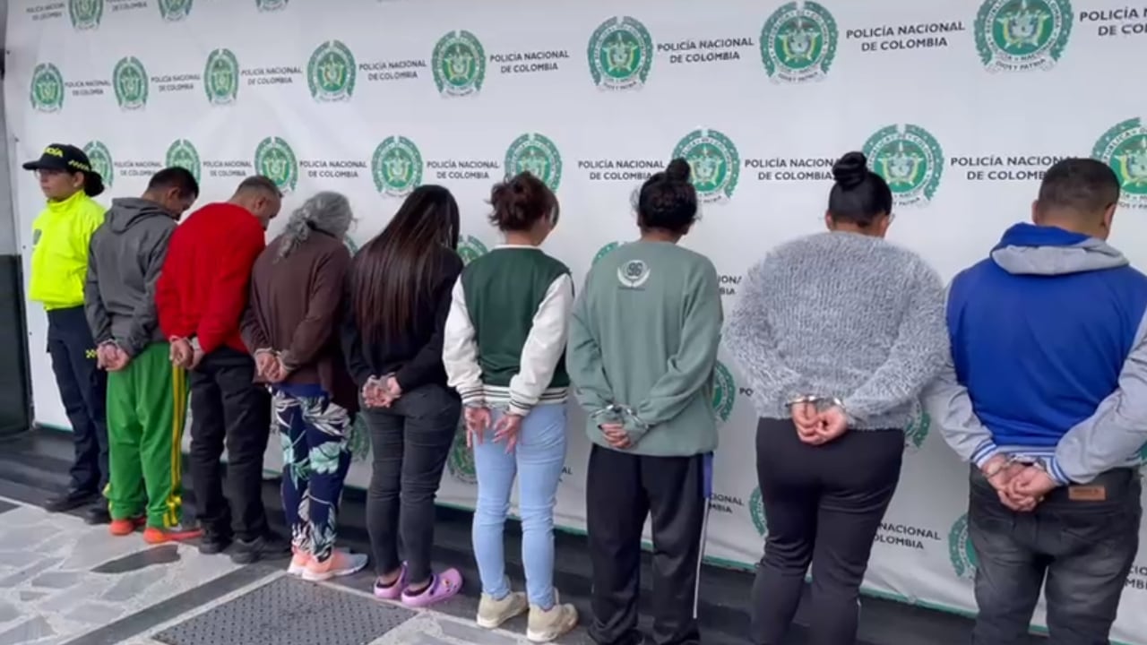 Momento de la captura y judicialización de la organización Los Coletos.