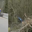 Accidente Lucas Hamilton. Foto: Captura de pantalla - @Noticiclismo1