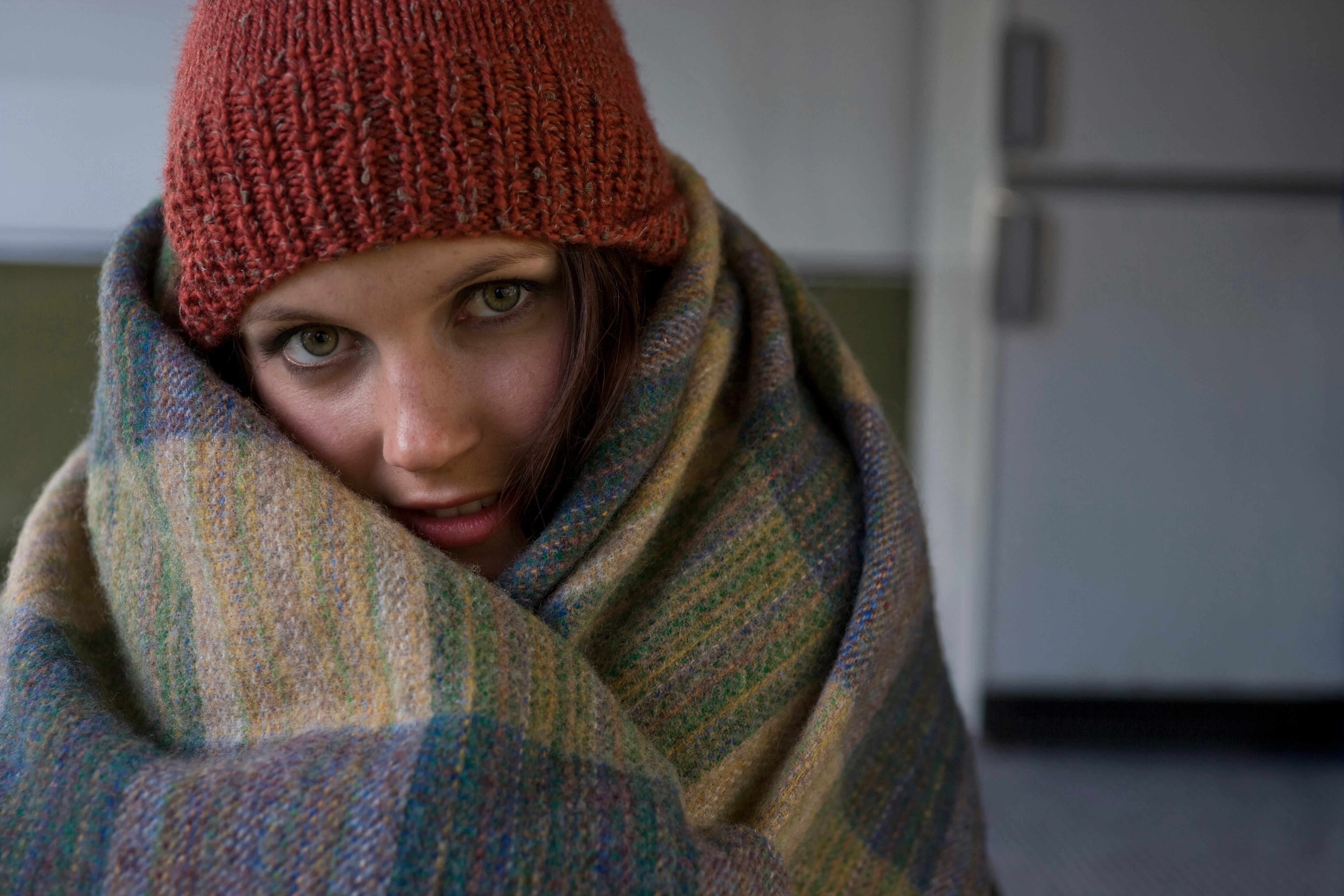 Personas  que sufren de frío