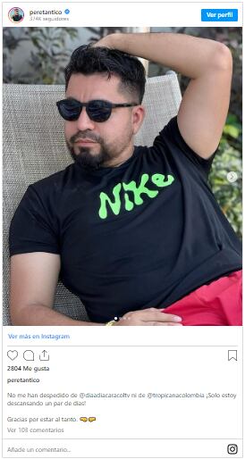Foto: Instagram @peretantico