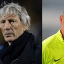 José Néstor Pékerman y James Rodríguez.