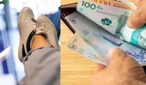 Algunas personas creen en el ritual de ponerse un billete en los zapatos durante la noche de Año Nuevo.