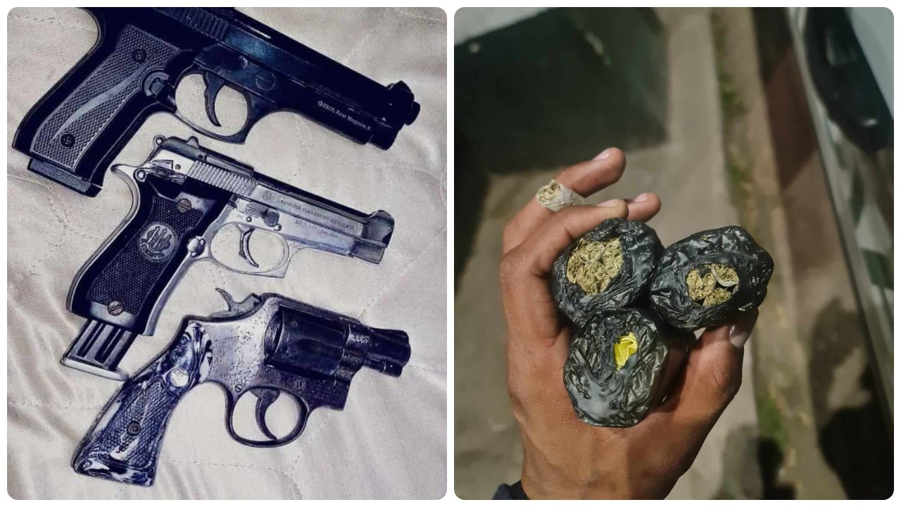 Los capturados publicaban en WhatsApp fotos y videos de su actuar criminal