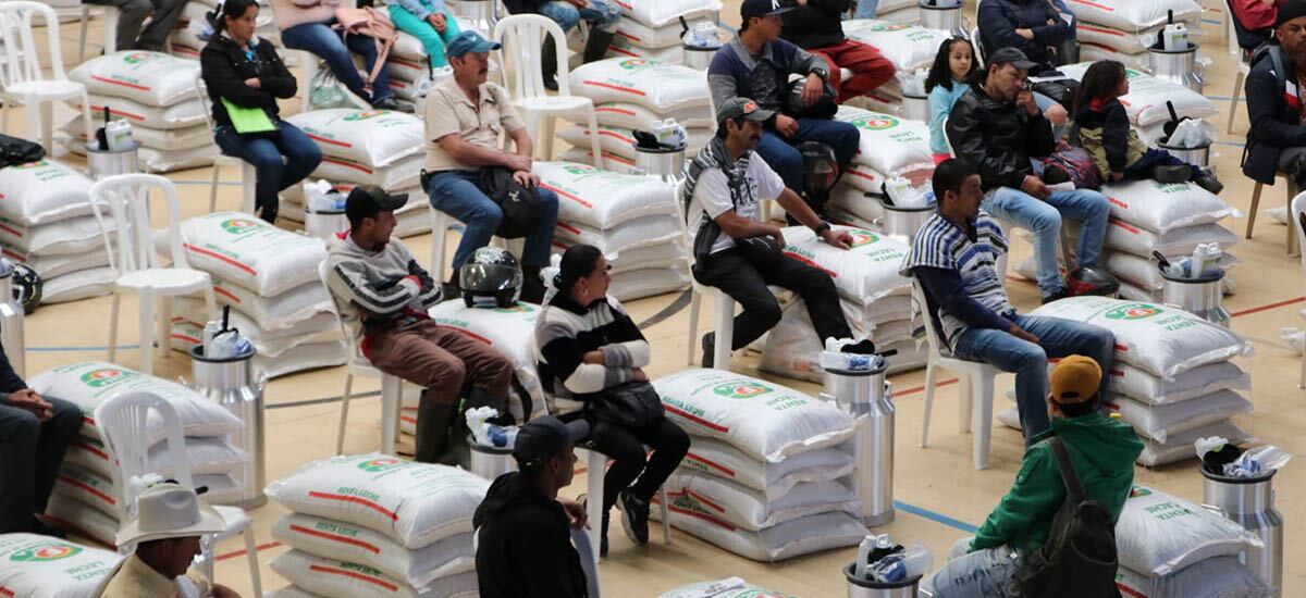 Son 2.779 kits para apoyar la reactivación de los pequeños productores en las cuencas lecheras