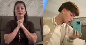 Dina Morales y su hijo Juan Felipe Rincón.