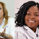 La gobernadora del Valle, Clara Luz Roldán, y la vicepresidenta Francia Márquez.