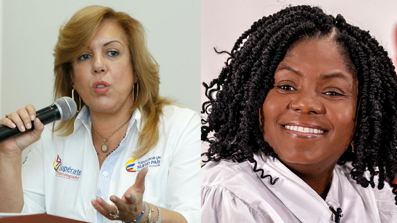 La gobernadora del Valle, Clara Luz Roldán, y la vicepresidenta Francia Márquez.