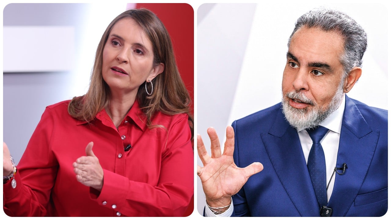 Paloma Valencia y Armando Benedetti.