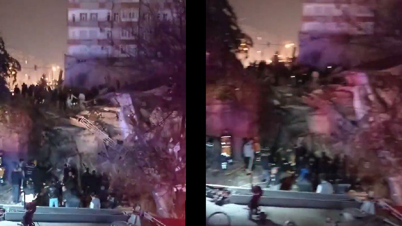 Un temblor de 7,8 grados golpeó varias zonas de Turquía.