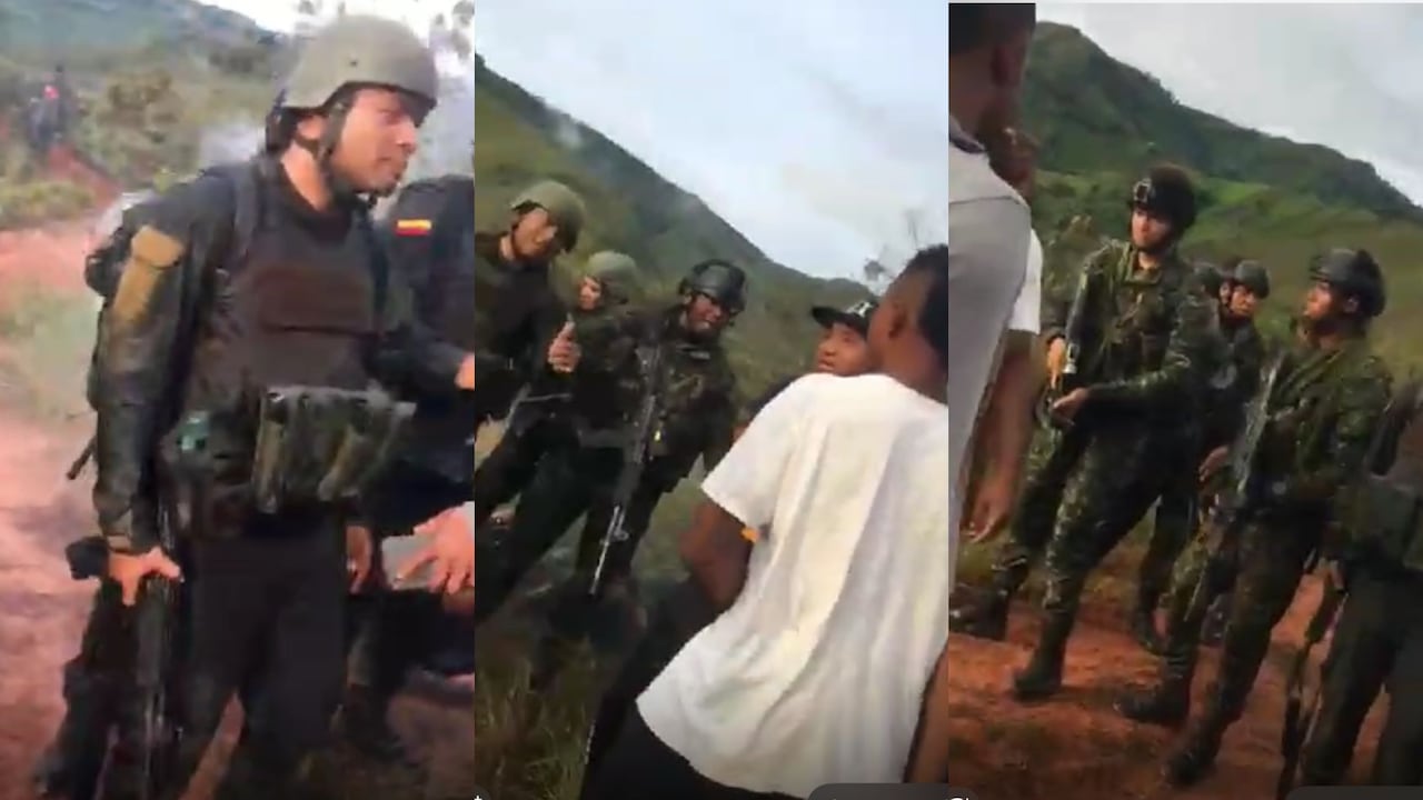 Asonada al Ejército por la captura de tres militantes de la Jaime Martínez en el Cauca.