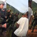 Asonada al Ejército por la captura de tres militantes de la Jaime Martínez en el Cauca.