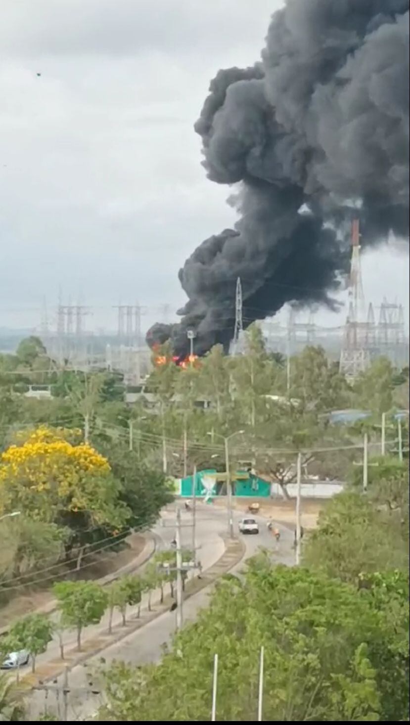 Así fue la magnitud del incendio
