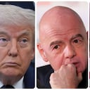 Donald Trump, Gianni Infantino y Folarin Balogun