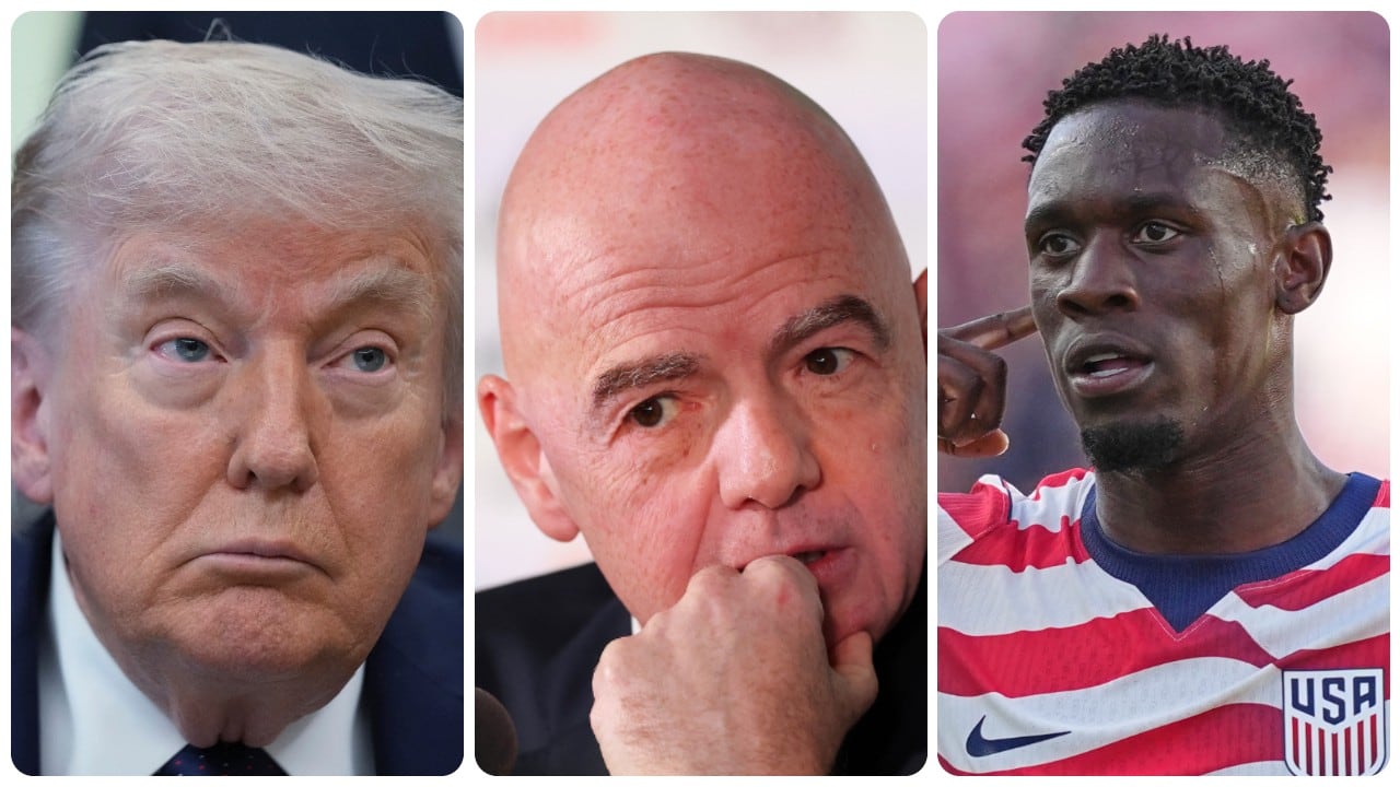 Donald Trump indicó que le solicitó a Gianni Infantino revisar la tarjeta roja a Folarin Balogun.